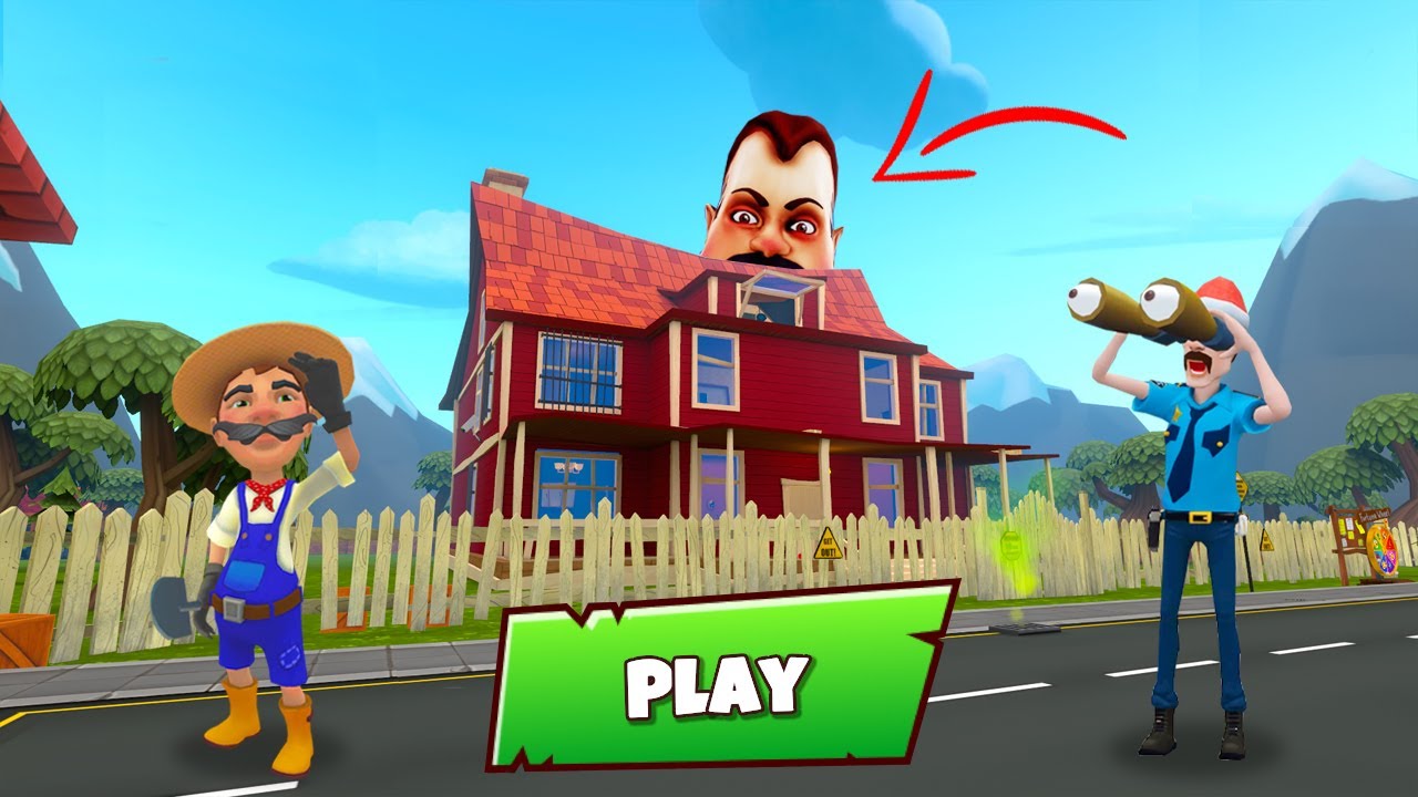 Dark Riddle: Scary Neighbor the Steam version | Gameplay Walkthrough ...