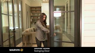 How to Use a Marvin Modern Swinging Door