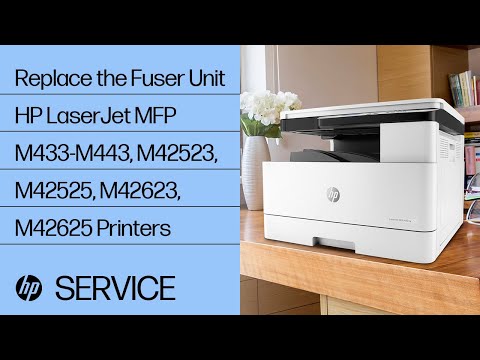 Replace the Fuser Unit | HP LaserJet MFP M433-M443, M42523, M42525, M42623, M42625 Printers | HP