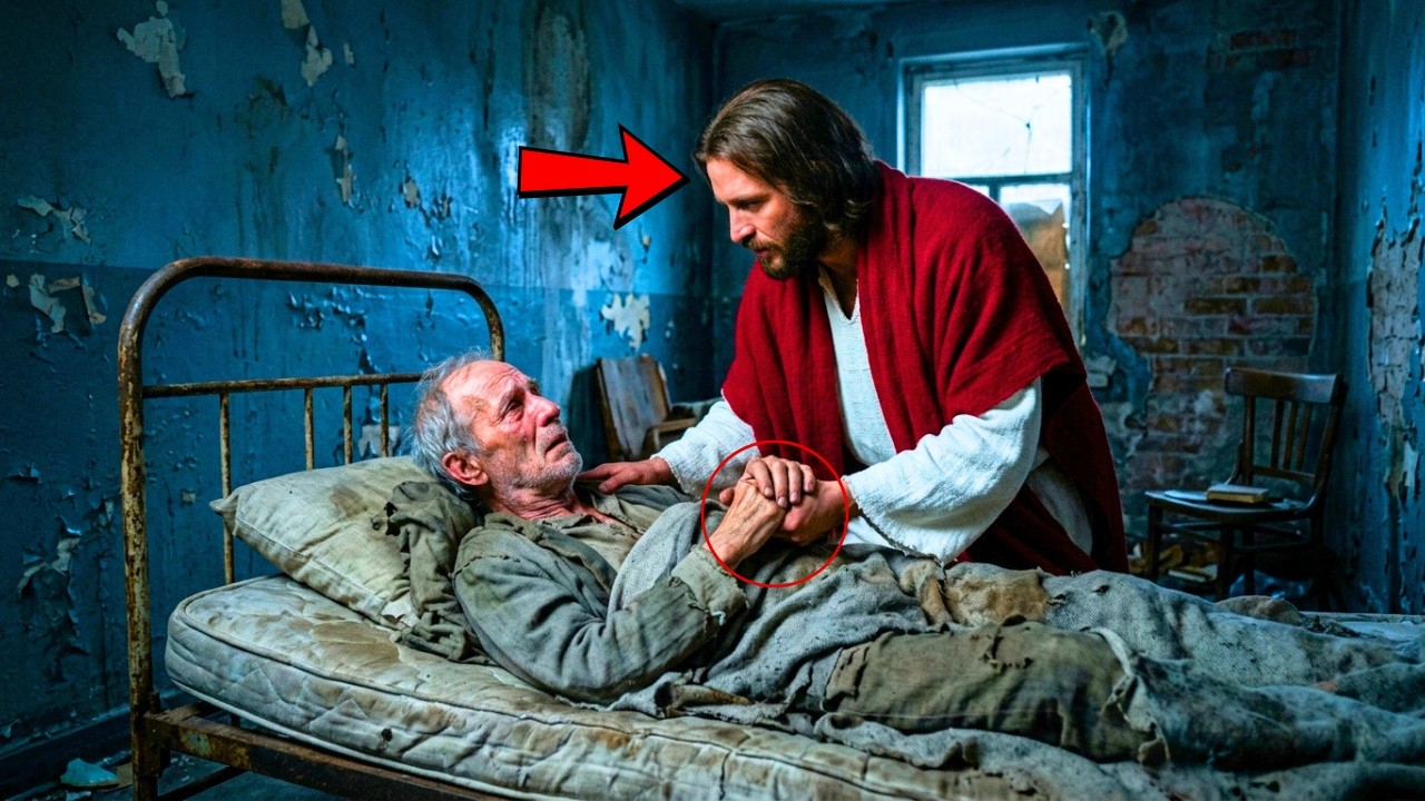 UMIERAJĄCY STARZEC płakał w pustym pokoju, bo rodzina go porzuciła... Nagle chwycił go sam JEZUS.