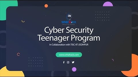 IIT Jodhpur Certified WhizHack Cyber Security Training for Teenagers | Learn Codeless Hacking Online