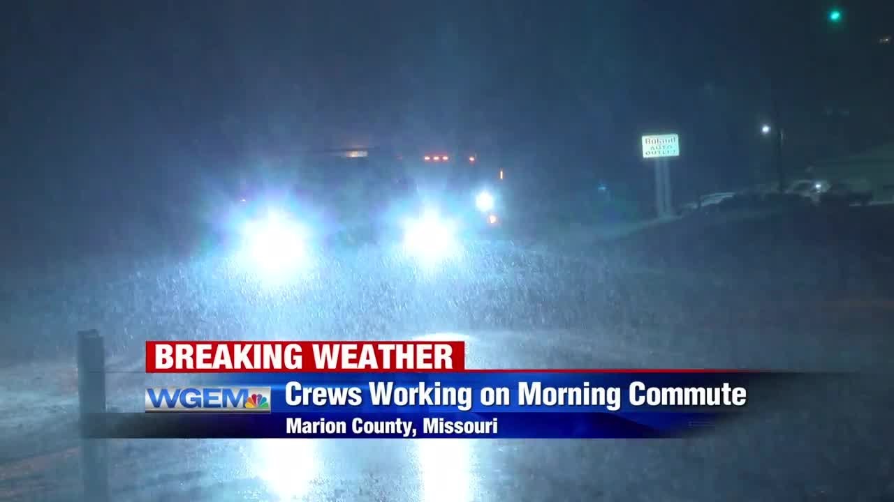 Slick roads a main concern for road crews - YouTube