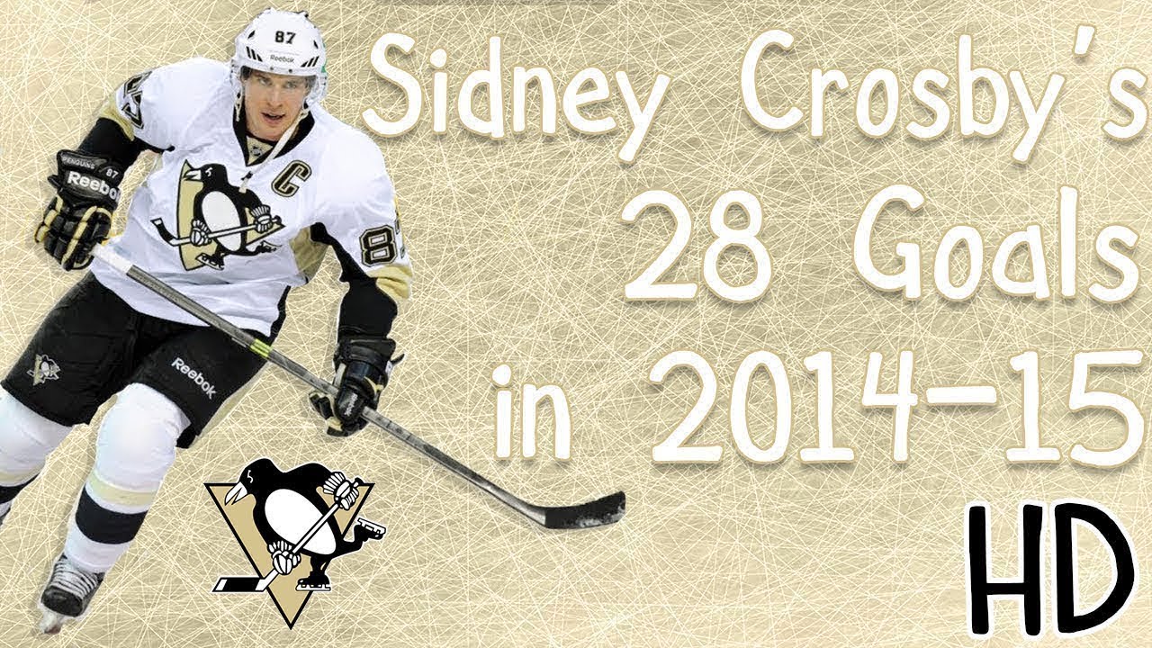 Sidney Crosby's 28 Goals in 2014-15 (HD)