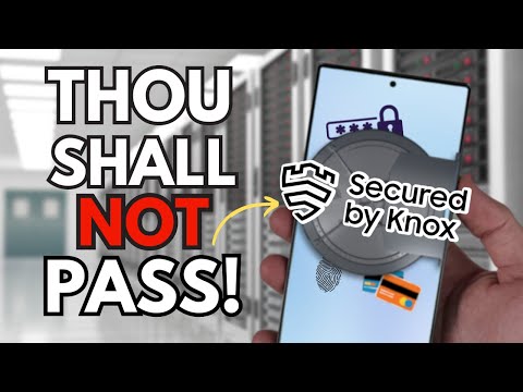 Privacy. That's i̶P̶h̶o̶n̶e̶ SAMSUNG! HOW does Samsung Knox work?