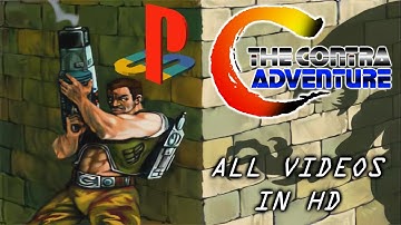 C: THE CONTRA ADVENTURE (PS1) ALL VIDEOMATERIALS IN HD [AI RESTORATION]