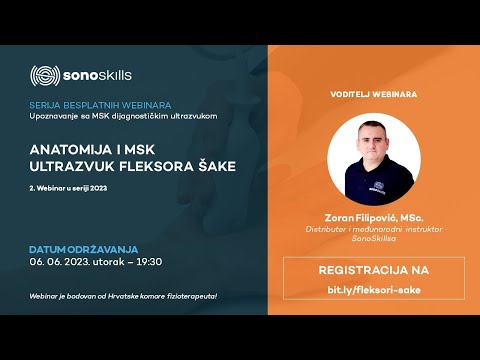 Anatomija I MSK UZV Fleksora šake WEBINAR