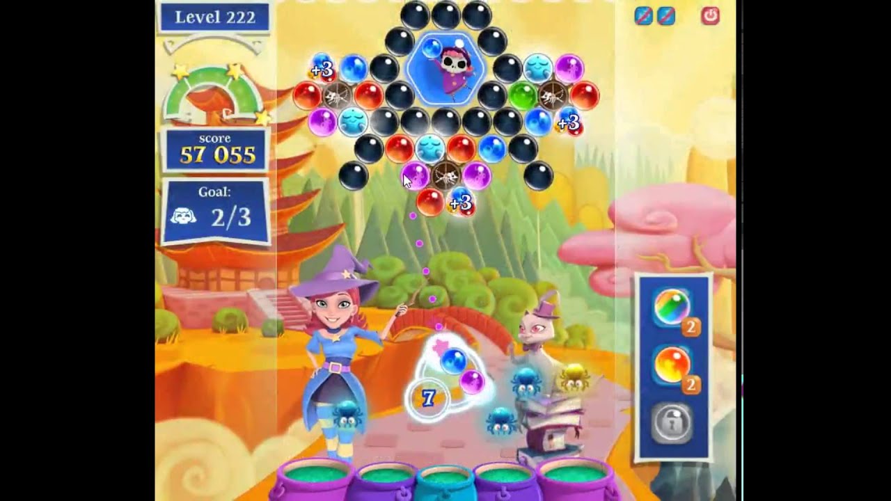 Bubble Witch Saga 2 Level 222
