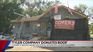 East Texas company gives free roof to the American Legion