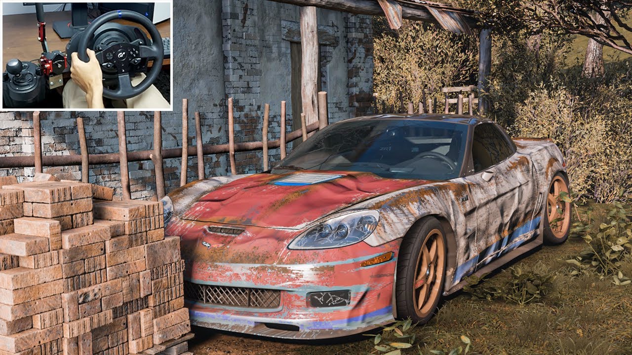 Rebuilding CHEVROLET CORVETTE ZR1 (800HP) - Forza Horizon 5 | Thrustmaster T300RS gameplay