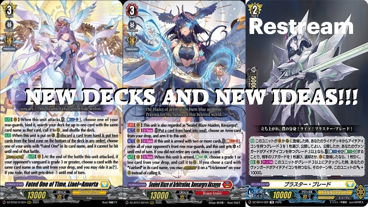 KETER ISH STREAM???? - CARDFIGHT VANGUARD - DECK BUILDING AND TESTING!!!