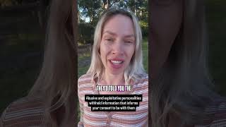 Abusive and exploitative personalities withhold information that informs consent to be with them