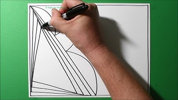 Abstract Pattern Design #31 / Relaxing One Line Drawing Art / Therapeutic Technique