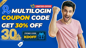Multilogin 30% Coupon Codes | "ADSOFF30" discount code