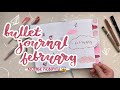 BULLET JOURNAL ФЕВРАЛЬ 2022 💕 оформление ежедневника | планирование | bujo setup | планируй со мной