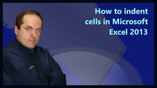 How to indent cells in Microsoft Excel 2013 How To Increase Decrease Indent Of Content Cell In Microsoft Excel 2013