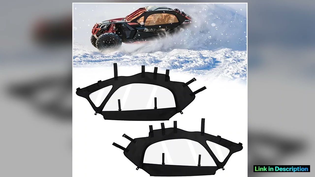 X3 Soft Upper Door Set Kit UTV Soft Cab Doors Top Enclosure Top Door Skin For 20172025 Can Am Maver