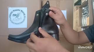 Sepatu PDH Wanita Seri SUS-3CM Kulit Asli Standar Polwan Siswi SMKN-SMAN  Best Quality