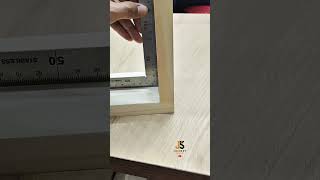 A simple way to make a box joint that looks clean and holds strong.#woodworking #boxjoint