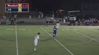 Acton Boxborough Boys Varsity Soccer @ Westford 10/06/17