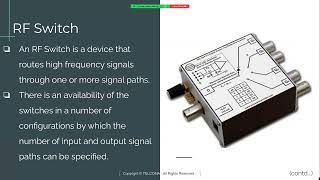 RF Complete Course-17: Phase shifters, Power Dividers, RF Switches, VCO and more