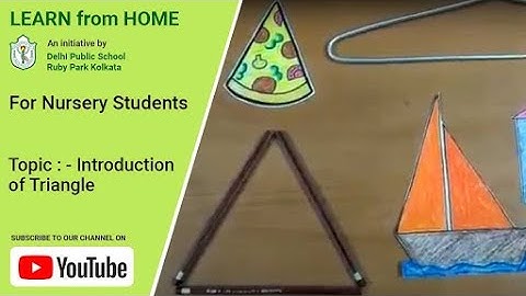 Nursery | Introduction of Triangle | DPS Ruby Park, Kolkata