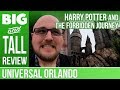 Harry Potter and the Forbidden Journey - Big and Tall Review:  How are the seats, and will I fit?