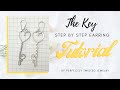 Wire Wrapping Tutorial - Heart Key Earrings, Easy, Beginner, Wire Work Jewelry