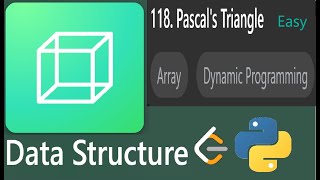118. Pascal's Triangle | Day 4/14 study plan  (Data Structure I) | LeetCode