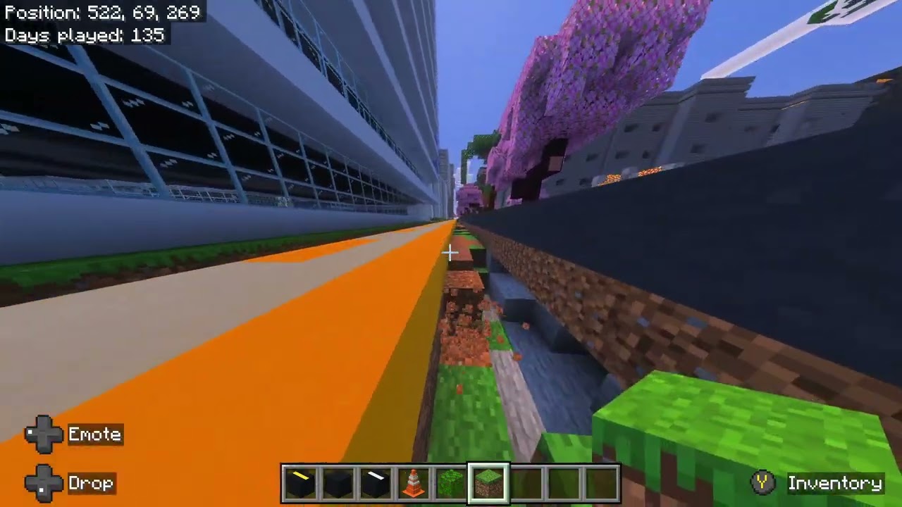 Ep 26  minecraft city road construction