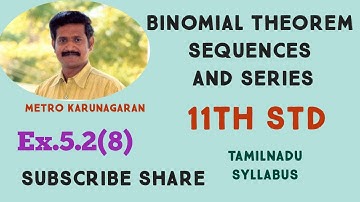 11th Std Maths Ex.5.2(8) If AM of two numbers exceeds their GM by 10 and HM by 16. Find the numbers