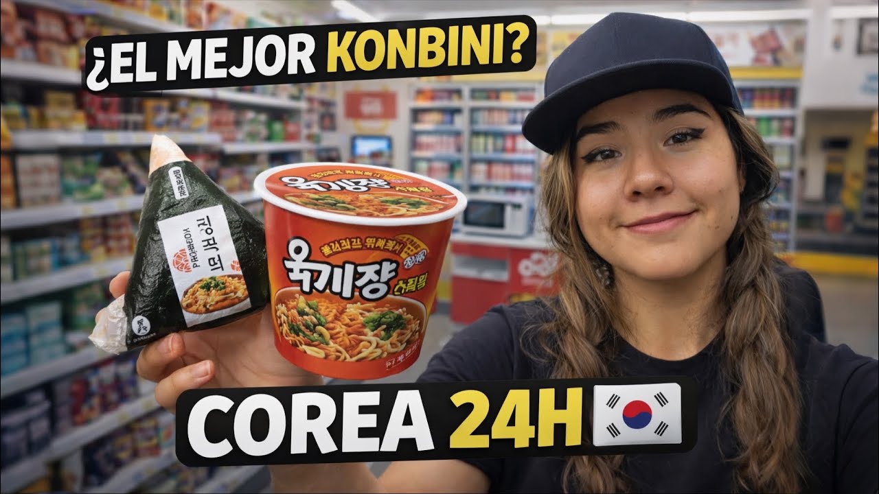 Así se vive Corea: entrando a un konbini 24h 🇰🇷