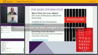 Mandatory Minimum Sentencing in Canada- Webinar