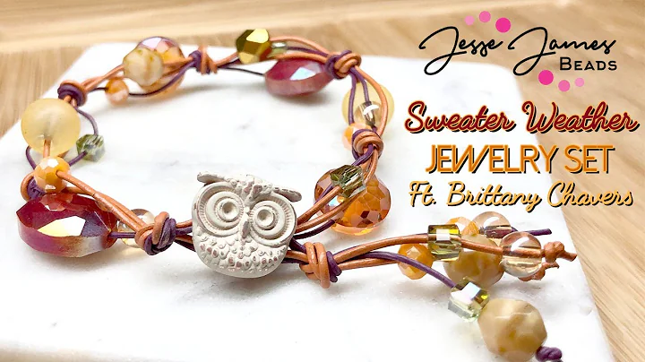 Sweater Weather Bracelet & Earrings Set with Britt...
