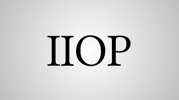 What Does "IIOP" Stand For?