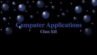 Class XII -ComputerApplications -Chapter 3 -Functions