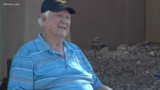 #SendTheLove: Neighborhood celebrates Navy veteran's 90th birthday