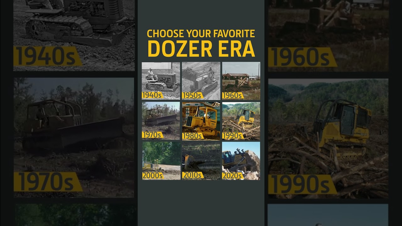 Choose Your Favorite Dozer Era | John Deere Construction
