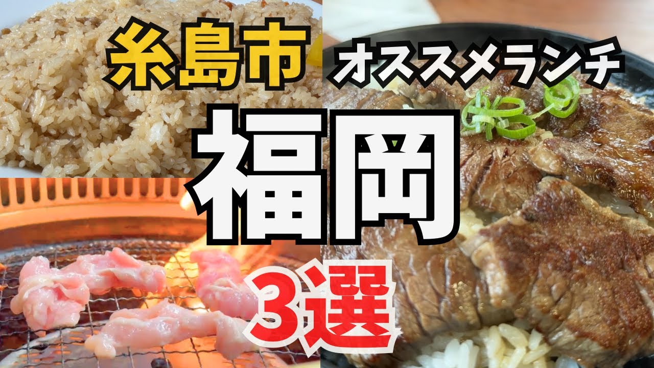【福岡グルメ】地元民から愛される鳥めし🩷唯一無二の唐揚げ定食❗️超スピード提供の天ぷら定食❗️糸島オススメランチ3選