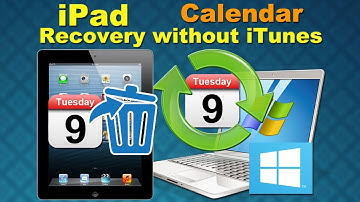 Dr.Fone for iPad Data Recovery: How to Retrieve Deleted Calendar from iPad/the new iPad directly