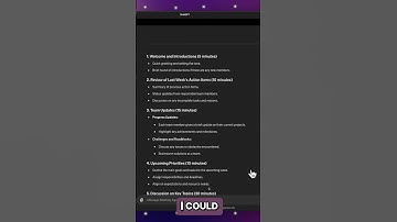 Streamline Your Weekly Syncs with AI Meeting Templates