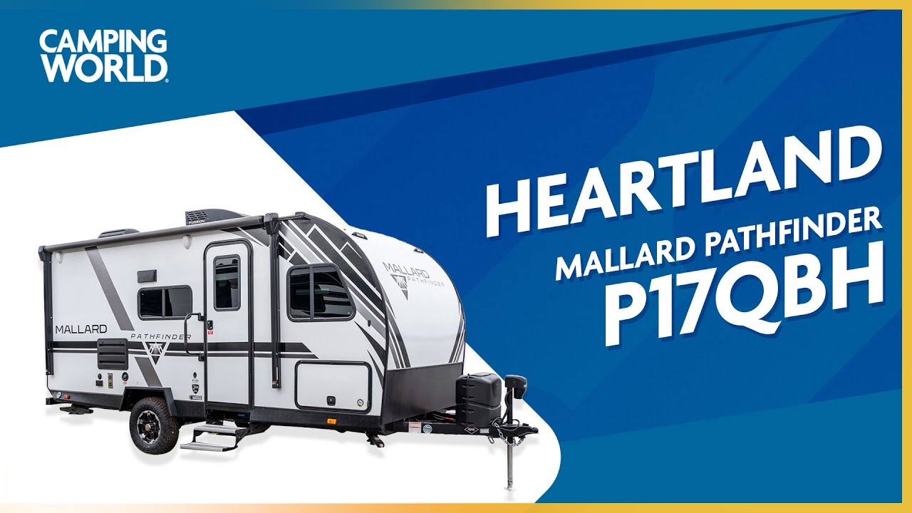 STYLISH 3,500 LB BUNK Model Rugged RV | 2022 Heartland Mallard Pathfinder P17QBH RV Review