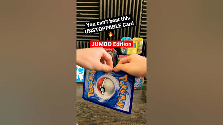 This JUMBO Card is UNBEATABLE… or is it? 😈👀 #pokemoncards #pokemon #shorts #pokemontcg