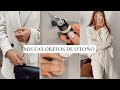 🍂MIS FAVORITOS DE OTOÑO🍂 | JOYAS, ZAPATOS, HAUL SHEIN, PRODUCTOS SKINCARE Y MAQUILLAJE | DESCUENTOS