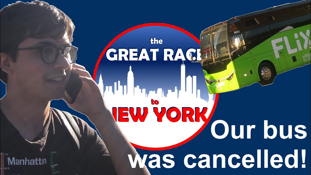 Great Race to New York: Our Bus Was Cancelled! (Episode 1)