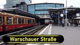S-Bahn Station Warschauer Straße - Berlin 🇩🇪 - Walkthrough 🚶