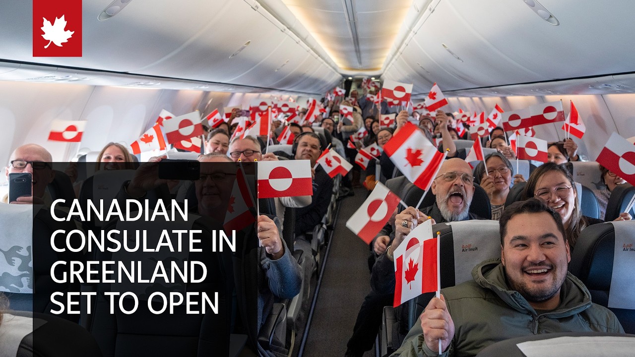In Greenland for the opening of Canadian consulate