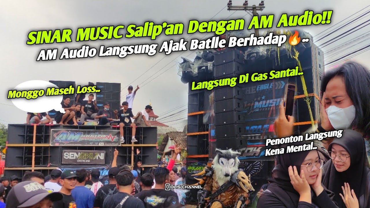 SINAR MUSIC DI TANTANG BATLLE AM AUDIO!! AUTO KASIH PAHAM PAKE TRAP SENDIRI!!