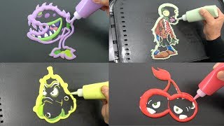 Plants vs Zombies Pancake Art - Chomper, Cherry Bomb, Zombie, Squash | Creative Ideas screenshot 5