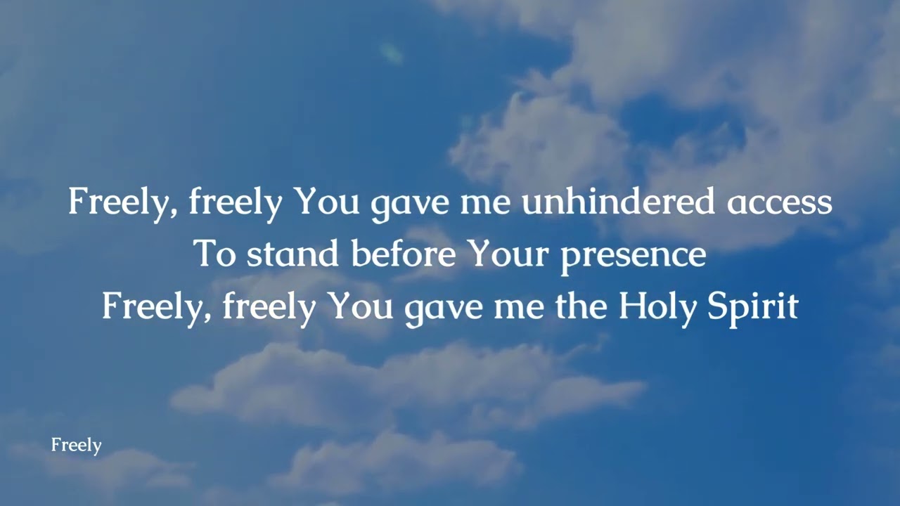 Freely by LoveWorld Singers (Chookar, Lead) - Lyric Video
