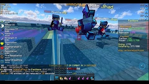 JartexNetwork Factions - Defending Our Base From Jihad! (Intense PvP)